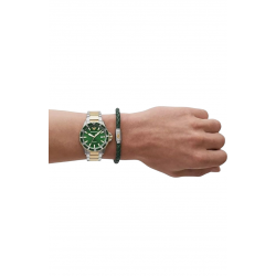  Ρολόι Emporio Armani Diver Σετ Ρολόι Βραχιόλι Πρασινο Ασημί/Χρυσό