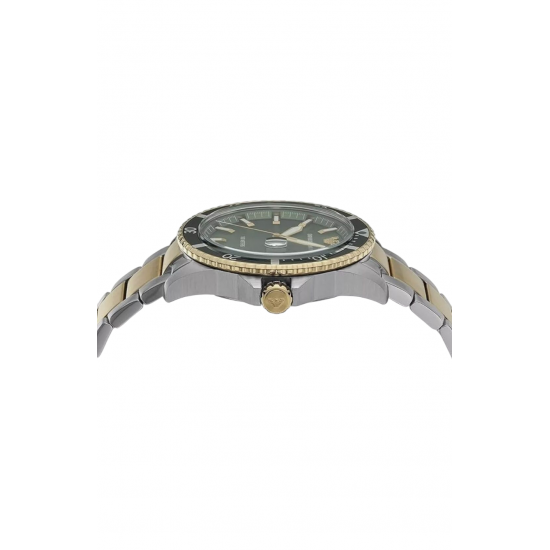  Ρολόι Emporio Armani Diver Σετ Ρολόι Βραχιόλι Πρασινο Ασημί/Χρυσό