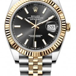 Ρολόι Datejust 41 rolex Steel & Yellow Gold 126333 Black Index Jubilee