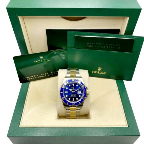Ρολόι Submariner  Date  rolex Steel & Yellow Gold 126613LB Blue Dial