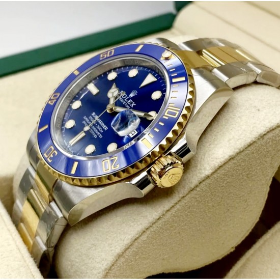 Ρολόι Submariner  Date  rolex Steel & Yellow Gold 126613LB Blue Dial