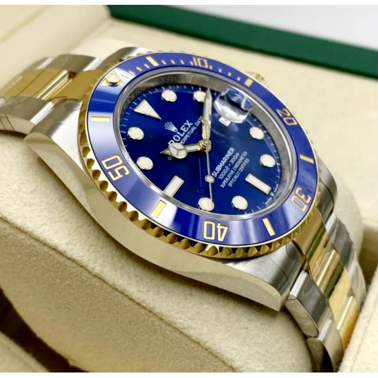Ρολόι Submariner  Date  rolex Steel & Yellow Gold 126613LB Blue Dial