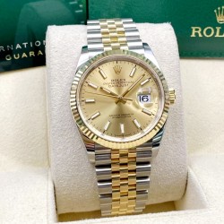 Ρολόι  Datejust 36 rolex Steel & Yellow Gold 126233 Champagne Index Oyster