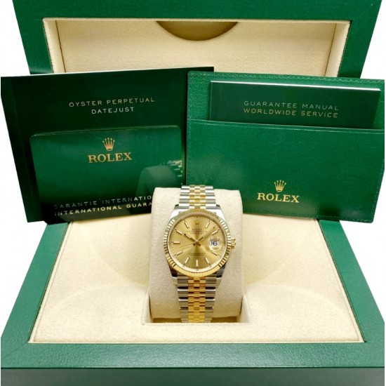 Ρολόι  Datejust 36 rolex Steel & Yellow Gold 126233 Champagne Index Oyster