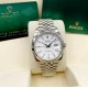 Ρολόι Datejust 41 rolex Steel & White Gold 126334 White Index Oyster