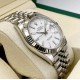 Ρολόι Datejust 41 rolex Steel & White Gold 126334 White Index Oyster